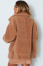 Downtown Teddy Jacket Camel