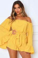 Mornington Playsuit Mustard