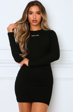 Still The One Mini Dress Black