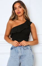 High Holiday Crop Black