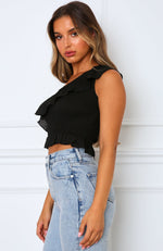 High Holiday Crop Black