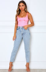 First Class Bodysuit Neon Pink