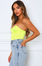 Bring The Heat Bodysuit Neon Yellow