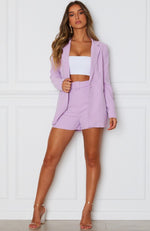 It Girl Shorts Lilac