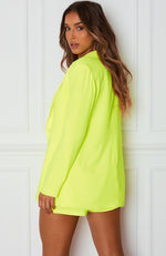 Get In Line Blazer Neon Yellow