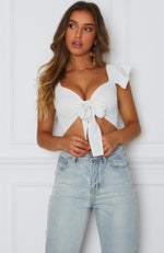 Set Sail Crop White