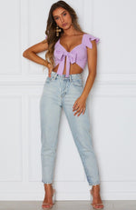 Set Sail Crop Lilac