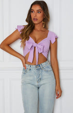 Set Sail Crop Lilac