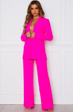 Revive Buckle Pants Hot Pink