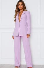 Revive Buckle Pants Lilac