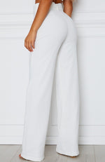 Revive Buckle Pants White