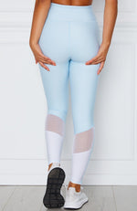 Alexis Panel Leggings Baby Blue