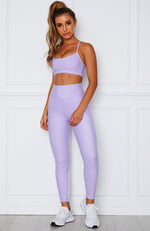 Alexis Panel Leggings Lilac