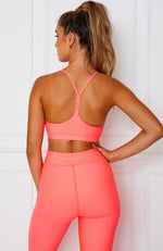 Stella Sports Bra Coral