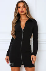 Close Encounter Blazer Dress Black