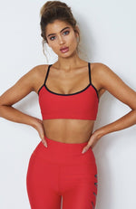 Sienna Sports Bra Red