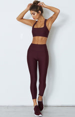 Bonnie Sports Bra Merlot