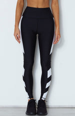 Myra Panelled Leggings Midnight