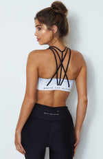 Eden Multi Strap Sports Bra Midnight Ombre