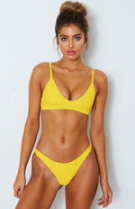 L'Escala Bikini Top Yellow