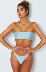 Kiki Bikini Top Baby Blue