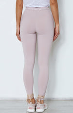 Suri Lace Up Leggings Ash Mauve