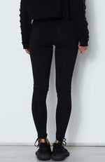 Suri Lace Up Leggings Black