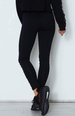 Suri Lace Up Leggings Black