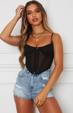 Unapologetic Bustier Black