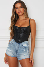 Savage Bustier Black