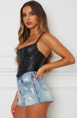 Savage Bustier Black