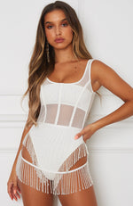 Feelin' Myself Bodysuit White