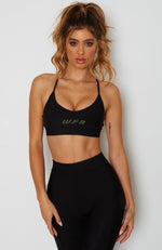 Low Key Sports Bra Black