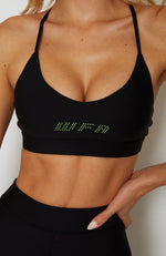 Low Key Sports Bra Black