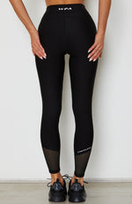 Set The Bar Mesh Leggings Black