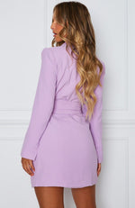 Join The Club Blazer Dress Lilac