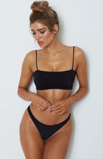 Messina Bikini Top Black