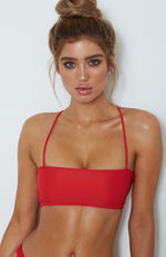 Messina Bikini Top Red