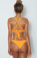 Isla Bikini Top Tangerine