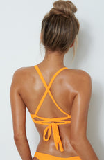 Isla Bikini Top Tangerine