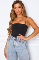 All About You Bodysuit Black