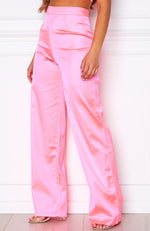 Less Talk Pants Neon Pink