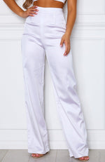 Less Talk Pants White