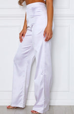 Less Talk Pants White