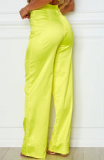 Less Talk Pants Neon Yellow