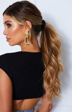 Ari Scrunchie Black Velvet