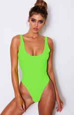 St Tropez One Piece Neon Green