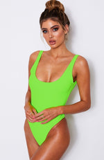 St Tropez One Piece Neon Green