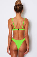 L'Escala Bikini Top Neon Green