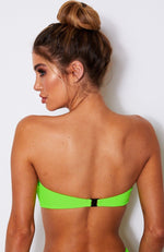 Kiki Bikini Top Neon Green